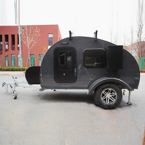 내부 수면실이 있는 소형 오프로드 티어드롭 캠핑카 트레일러