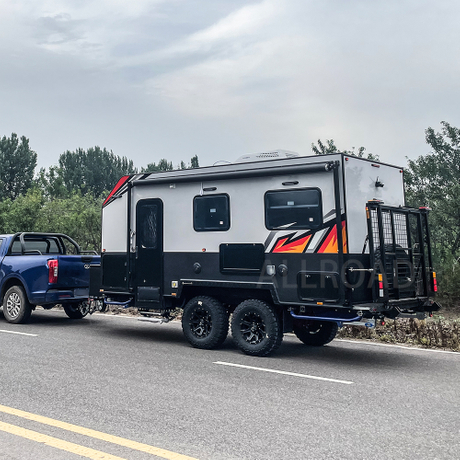 รถใหม่ล่าสุดสไตล์ Australian Standard Caravan Offroad Hard Top Caravan